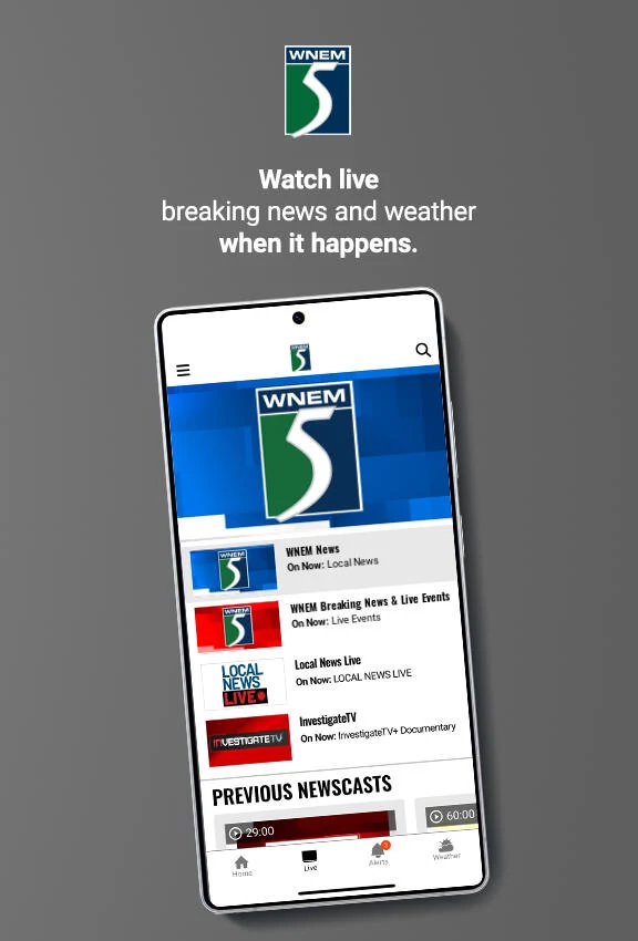 WNEM TV5 News screenshot