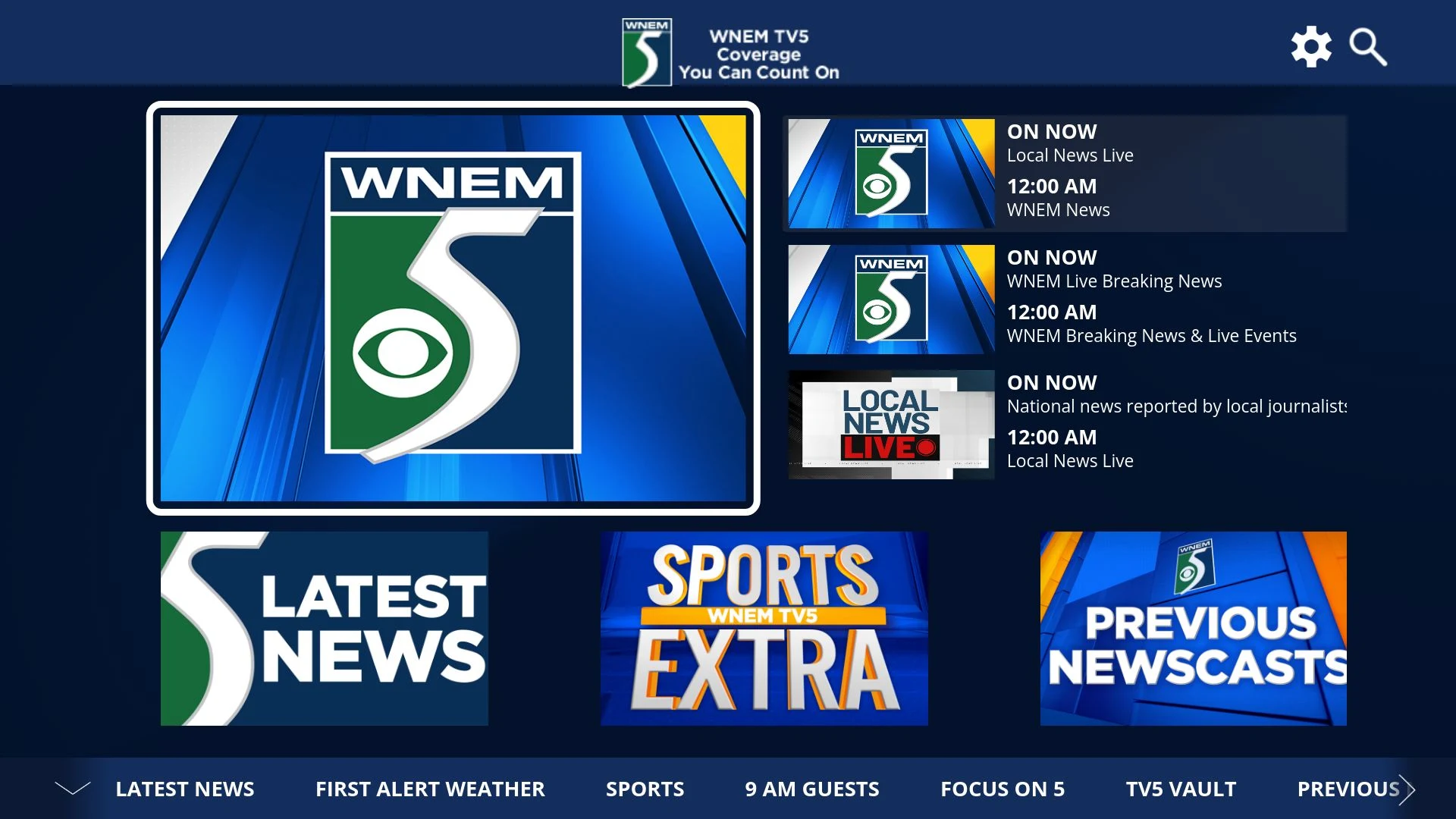WNEM TV5 News screenshot
